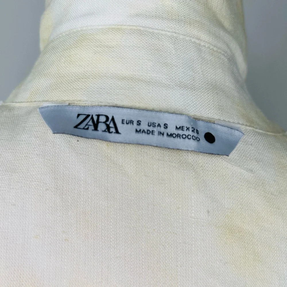 Zara Cream High-Neck Top - Picture 7 of 8